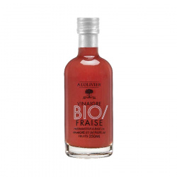 Vinaigre bio a l'olivier fraise